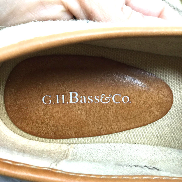 GH Bass & Co Women's Shoes Sz Us 6M Brown Fabric - Picture 5 of 8